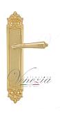Дверная ручка Venezia на планке PL96 мод. Vignole (полир. латунь) проходная