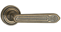Дверная ручка RENZ мод. Кассандра (бронза состаренная) DH 620-16 OB