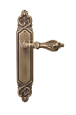 Дверная ручка на планке Val de Fiori мод. Кастелли (латунь состар.) проходная