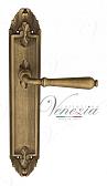 Дверная ручка Venezia на планке PL90 мод. Classic (мат. бронза) проходная